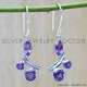 Amethyst 925 Sterling Silver Earrings (WE-6416)