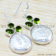 Peridot 925 Sterling Silver Earrings (WE-6440) Peridot 925 Sterling Silver Earrings (WE-6440)