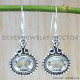 Green Amethyst 925 Sterling Silver Earrings (WE-6461) Green Amethyst 925 Sterling Silver Earrings (WE-6461)