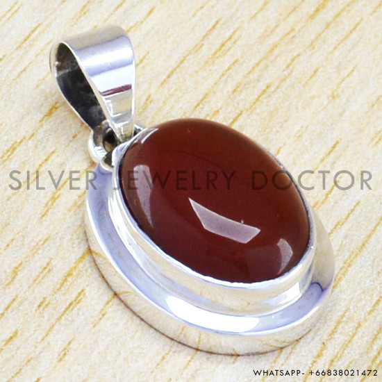 Carnelian 925 Sterling Silver Pendant (WP-6492)