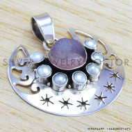Pearl 925 Sterling Silver Pendant (WP-6494) Pearl 925 Sterling Silver Pendant (WP-6494)