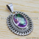 Mystic Topaz 925 Sterling Silver Pendant (WP-6498)