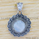 Rainbow Moonstone 925 Sterling Silver Pendant (WP-6502)
