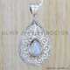 Rainbow Moonstone 925 Sterling Silver Pendant (WP-6512)