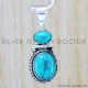 Larimar 925 Sterling Silver Pendant (WP-6515)