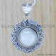 Rainbow Moonstone 925 Sterling Silver Pendant (WP-6520)