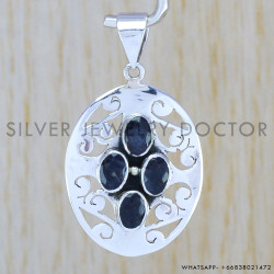 Iolite 925 Sterling Silver Pendant (WP-6524) Iolite 925 Sterling Silver Pendant (WP-6524)