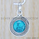 Turquoise 925 Sterling Silver Pendant (WP-6536)