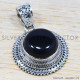Black Onyx 925 Sterling Silver Pendant (WP-6537)