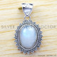 Rainbow Moonstone 925 Sterling Silver Pendant (WP-6542)