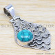 Turquoise 925 Sterling Silver Pendant (WP-6543)
