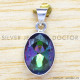 Mystic Topaz 925 Sterling Silver Pendant (WP-6545)