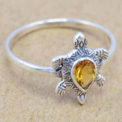 Citrine 925 Sterling Silver Ring (WR-6175) Citrine 925 Sterling Silver Ring (WR-6175)