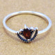 Garnet 925 Sterling Silver Ring (WR-6176) Garnet 925 Sterling Silver Ring (WR-6176)