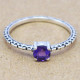 Amethyst 925 Sterling Silver Ring (WR-6178) Amethyst 925 Sterling Silver Ring (WR-6178)