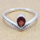 Garnet 925 Sterling Silver Ring (WR-6190)