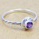 Amethyst 925 Sterling Silver Ring (WR-6198) Amethyst 925 Sterling Silver Ring (WR-6198)