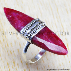 Ruby 925 Sterling Silver Ring (WR-6229)