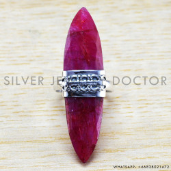 Ruby 925 Sterling Silver Ring (WR-6233) Ruby 925 Sterling Silver Ring (WR-6233)