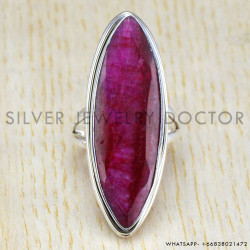 Ruby 925 Sterling Silver Ring (WR-6238) Ruby 925 Sterling Silver Ring (WR-6238)