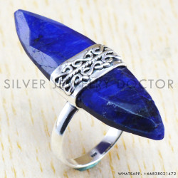 Sapphire 925 Sterling Silver Ring (WR-6239)