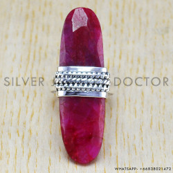 Ruby 925 Sterling Silver Ring (WR-6240) Ruby 925 Sterling Silver Ring (WR-6240)