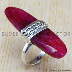 Ruby 925 Sterling Silver Ring (WR-6241)