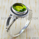 Peridot 925 Sterling Silver Ring (WR-6293) Peridot 925 Sterling Silver Ring (WR-6293)