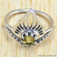 Citrine 925 Sterling Silver Ring (WR-6296) Citrine 925 Sterling Silver Ring (WR-6296)