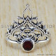 Garnet 925 Sterling Silver Ring (WR-6297) Garnet 925 Sterling Silver Ring (WR-6297)
