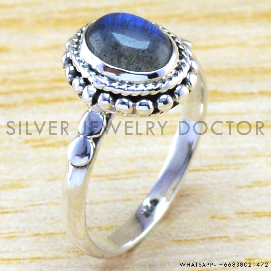 Labradorite 925 Sterling Silver Ring (WR-6304) Labradorite 925 Sterling Silver Ring (WR-6304)