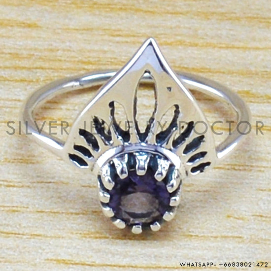 Amethyst 925 Sterling Silver Ring (WR-6306) Amethyst 925 Sterling Silver Ring (WR-6306)