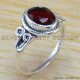 Garnet 925 Sterling Silver Ring (WR-6308) Garnet 925 Sterling Silver Ring (WR-6308)