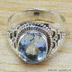 Blue Topaz 925 Sterling Silver Ring (WR-6309) Blue Topaz 925 Sterling Silver Ring (WR-6309)