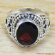 Garnet 925 Sterling Silver Ring (WR-6311) Garnet 925 Sterling Silver Ring (WR-6311)