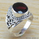 Garnet 925 Sterling Silver Ring (WR-6311) Garnet 925 Sterling Silver Ring (WR-6311)
