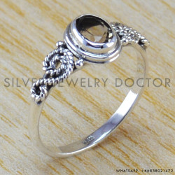Citrine 925 Sterling Silver Ring (WR-6321)