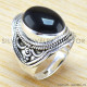 Black Onyx 925 Sterling Silver Ring (WR-6324) Black Onyx 925 Sterling Silver Ring (WR-6324)