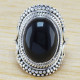 925 Sterling Silver Jewelry Black Onyx Gemstone Handmade Ring WR-6331