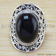 Black Onyx 925 Sterling Silver Ring (WR-6332) Black Onyx 925 Sterling Silver Ring (WR-6332)