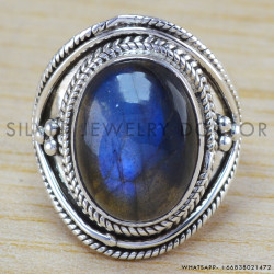 Labradorite 925 Sterling Silver Ring (WR-6335)