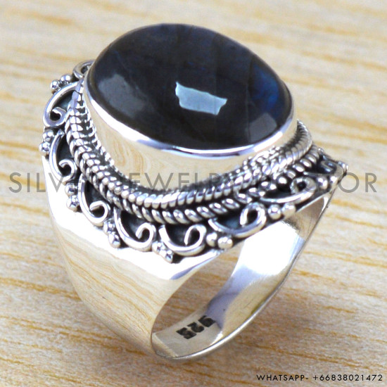 Labradorite 925 Sterling Silver Ring (WR-6342)