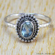 Blue Topaz 925 Sterling Silver Ring (WR-6349) Blue Topaz 925 Sterling Silver Ring (WR-6349)