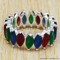 Sapphire 925 Sterling Silver Ring (WR-6425) Sapphire 925 Sterling Silver Ring (WR-6425)