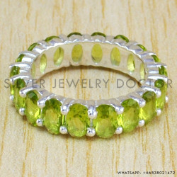 Peridot 925 Sterling Silver Ring (WR-6426) Peridot 925 Sterling Silver Ring (WR-6426)