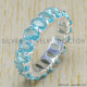 Blue Topaz 925 Sterling Silver Ring (WR-6430) Blue Topaz 925 Sterling Silver Ring (WR-6430)