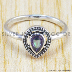 Mystic Topaz 925 Sterling Silver Ring (WR-6433) Mystic Topaz 925 Sterling Silver Ring (WR-6433)