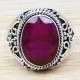 925 pure sterling silver jewelry ruby gemstone designer ring WR-6551