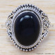Black Onyx 925 Sterling Silver Ring (WR-6558)