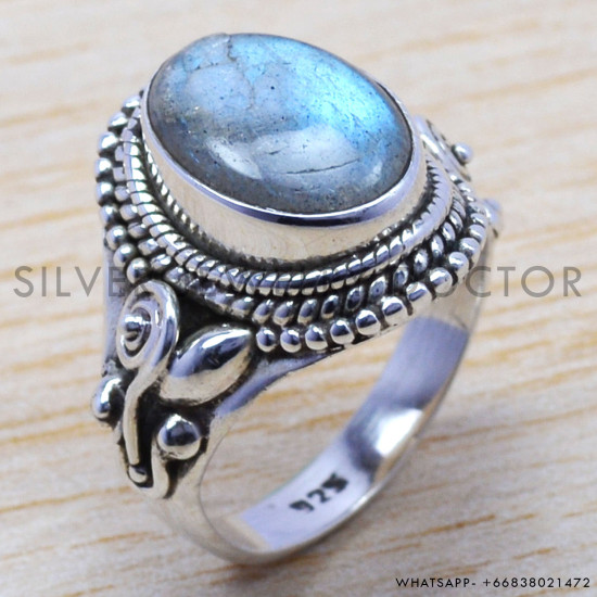 Labradorite 925 Sterling Silver Ring (WR-6559)